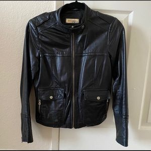 Leather Jacket Massimo Dutti